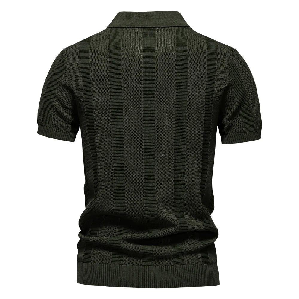 Morae-Amsterdam® | Stijlvol Gestreepte Polo