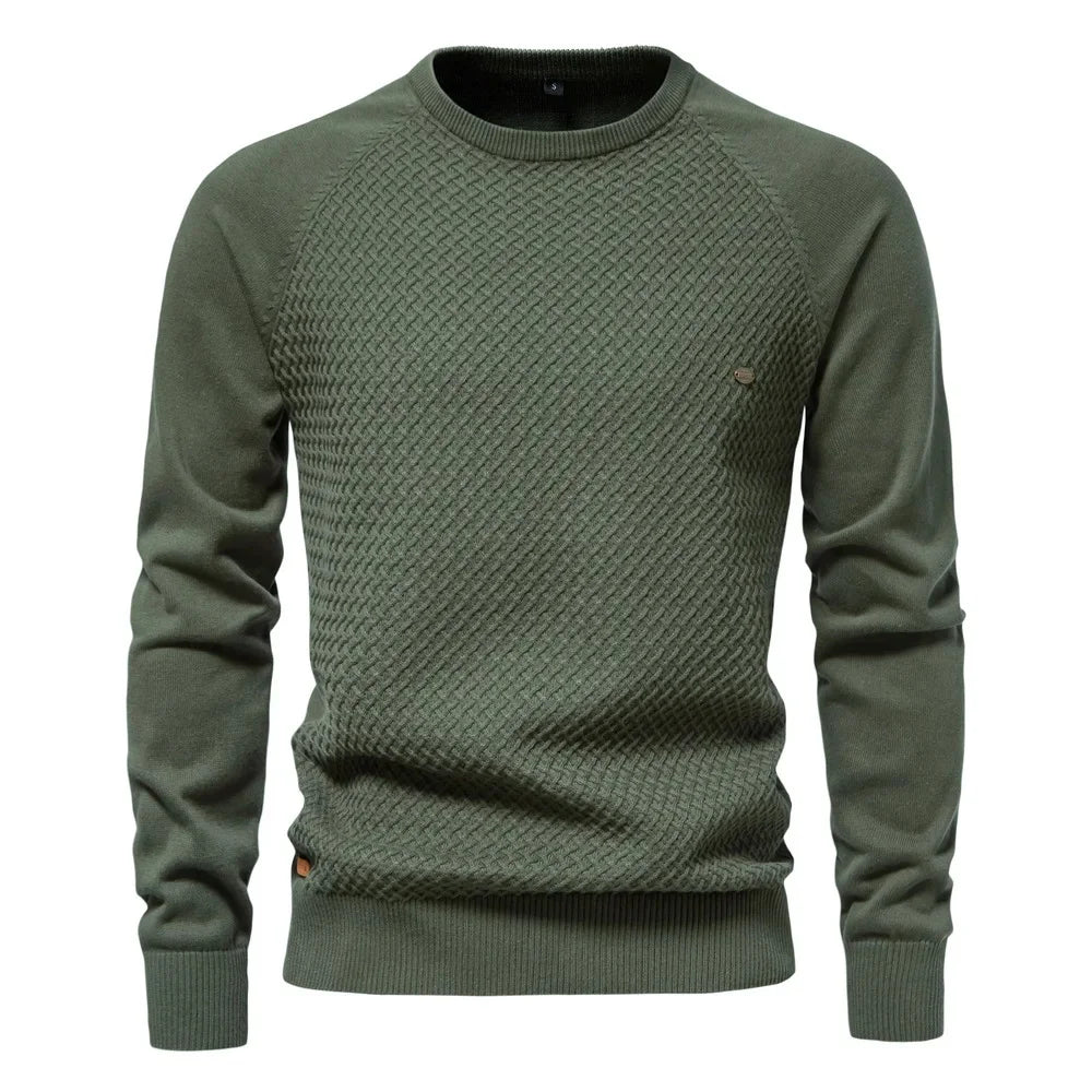 Morae-Amsterdam® | Klassevolle Gebreide Trui Met Ruitdesign