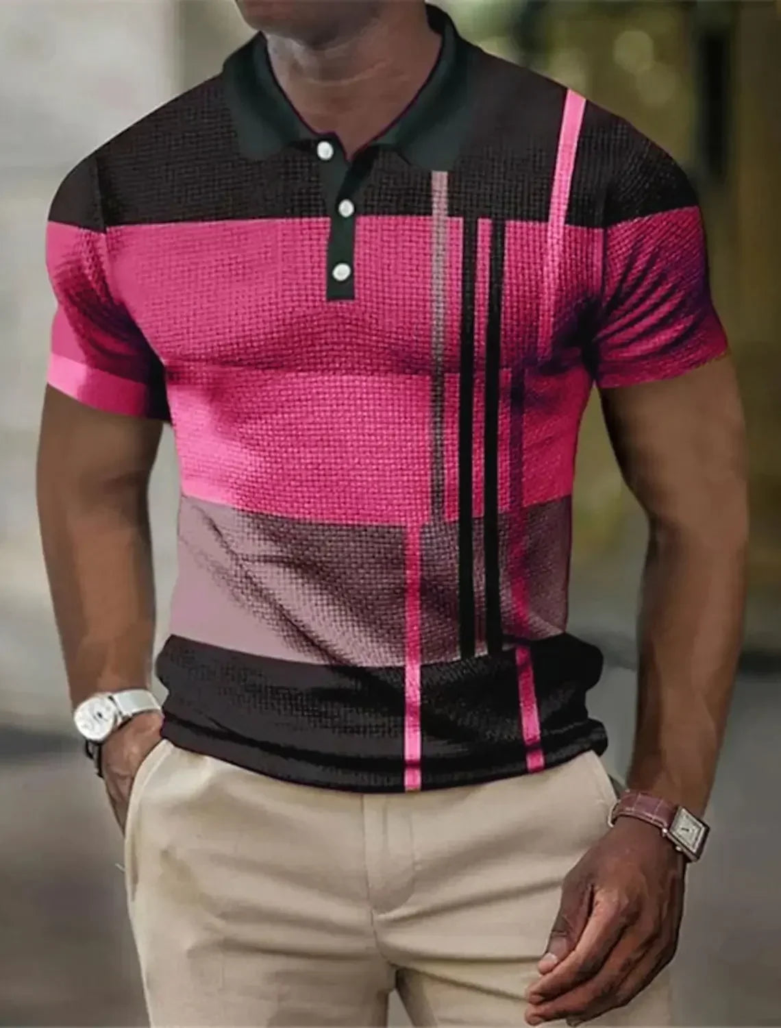 Morae-Amsterdam® | Gestreept Casual Poloshirt