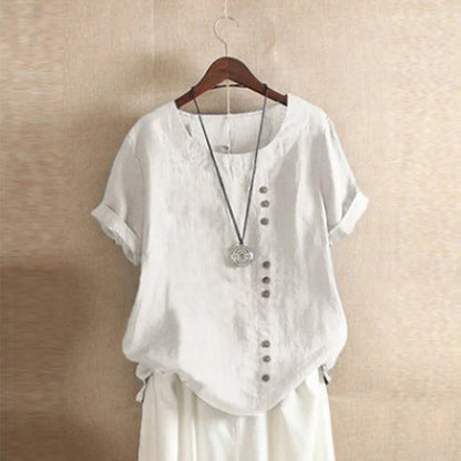 Morae-Amsterdam® | Luchtige en Comfortabele Katoenen Damesblouse