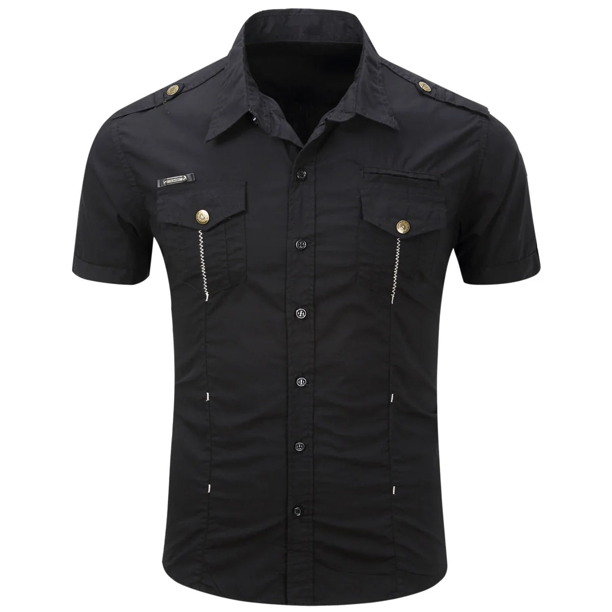 Morae-Amsterdam® | Casual Overhemd Met Korte Mouwen