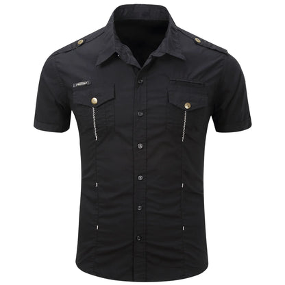 Morae-Amsterdam® | Casual Overhemd Met Korte Mouwen