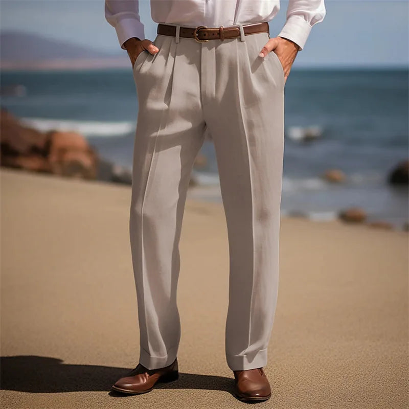 Morae-Amsterdam® | Elegante Linnen Broek