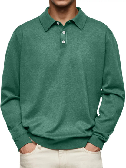 Morae-Amsterdam® | Alledaags Poloshirt met Lange Mouwen