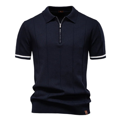 Morae-Amsterdam® | Heren Polo Shirt Met Rits