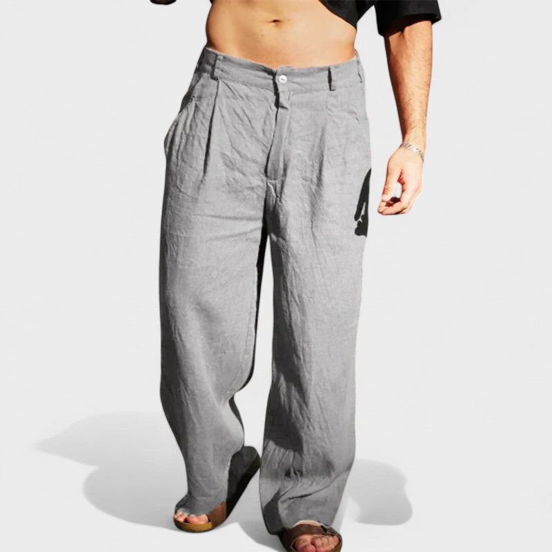 Morae-Amsterdam® | Oversized Linnen Broek