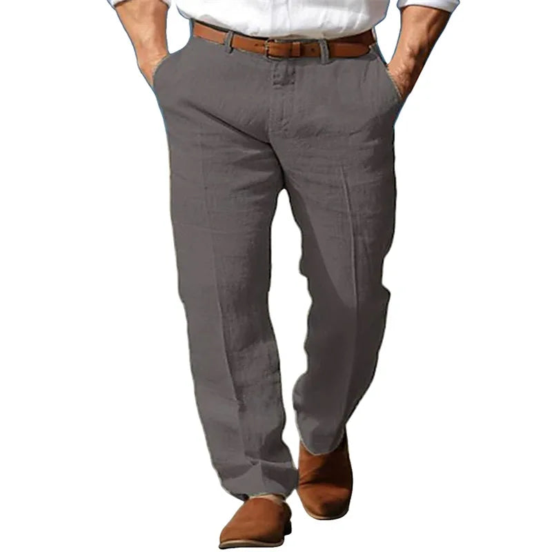 Morae-Amsterdam® | Klassevolle Linnen Heren Broek
