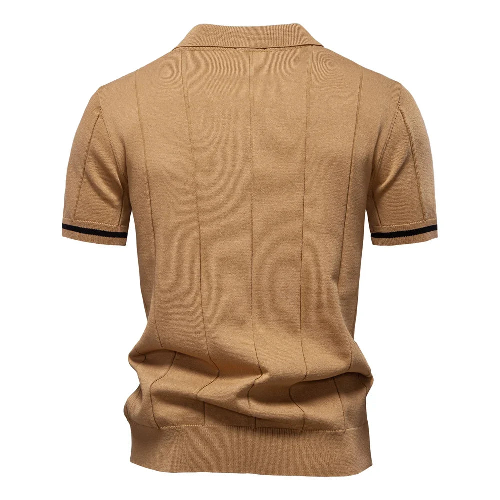 Morae-Amsterdam® | Heren Polo Shirt Met Rits