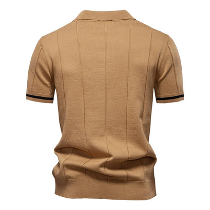 Morae-Amsterdam® | Heren Polo Shirt Met Rits