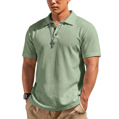 Morae-Amsterdam® | Zomer Heren Poloshirt Met Korte Mouwen