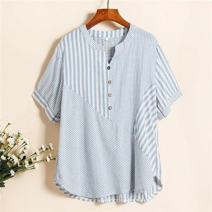 Morae-Amsterdam® | Comfortabele Katoenen Damesblouse