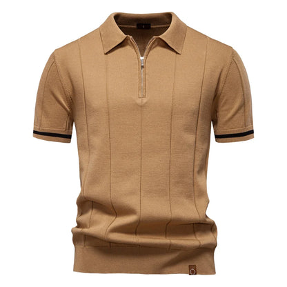 Morae-Amsterdam® | Heren Polo Shirt Met Rits
