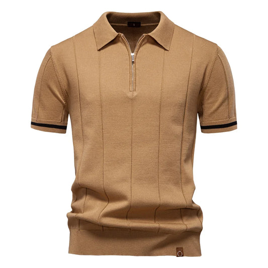 Morae-Amsterdam® | Heren Polo Shirt Met Rits