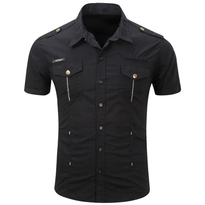 Morae-Amsterdam® | Casual Overhemd Met Korte Mouwen
