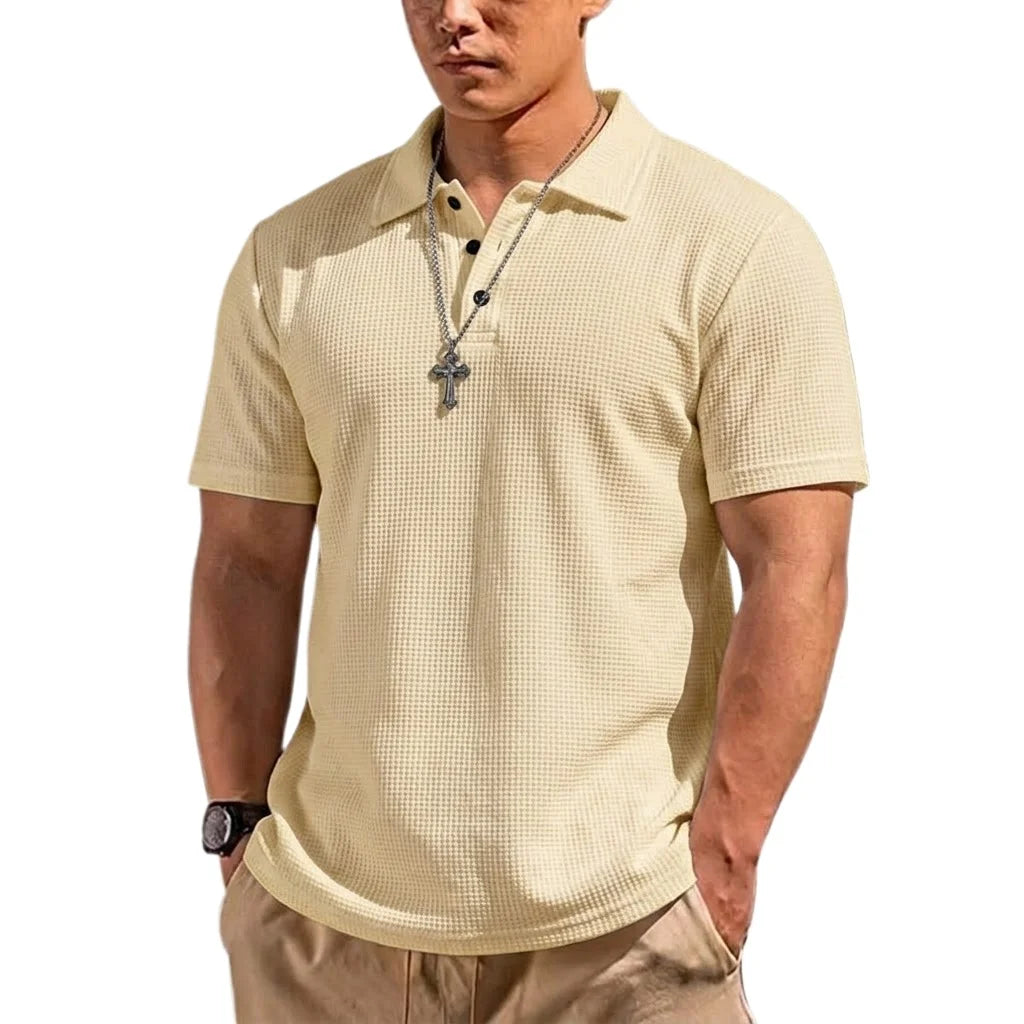 Morae-Amsterdam® | Zomer Heren Poloshirt Met Korte Mouwen