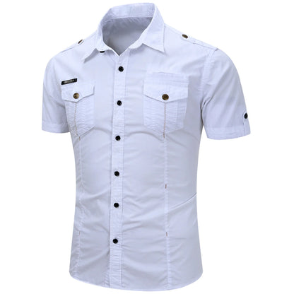 Morae-Amsterdam® | Casual Overhemd Met Korte Mouwen