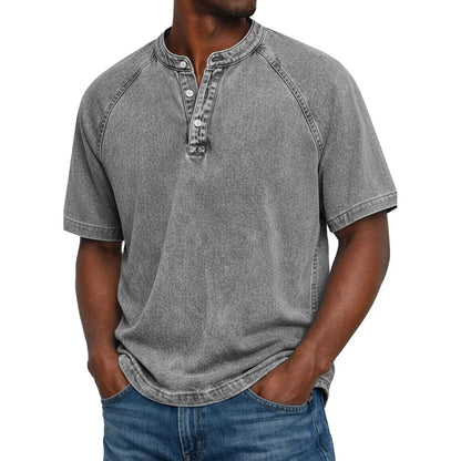 Morae-Amsterdam® | Vintage Mannen Shirt Met Knopen