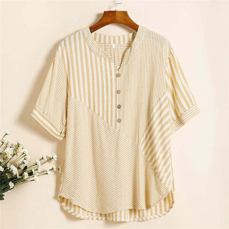 Morae-Amsterdam® | Comfortabele Katoenen Damesblouse
