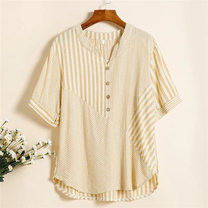 Morae-Amsterdam® | Comfortabele Katoenen Damesblouse