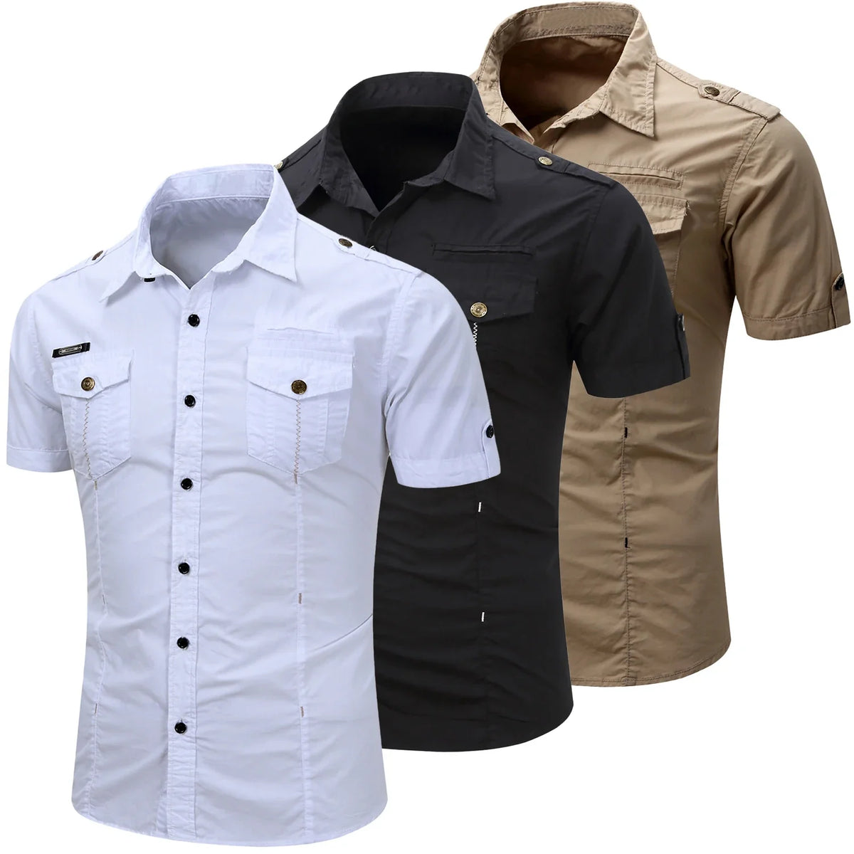 Morae-Amsterdam® | Casual Overhemd Met Korte Mouwen