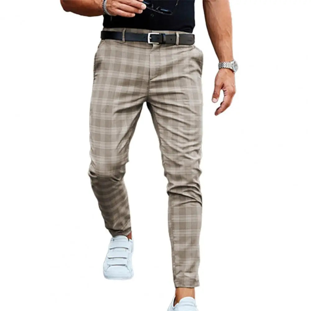 Morae-Amsterdam® | Casual Geruite Herenbroek