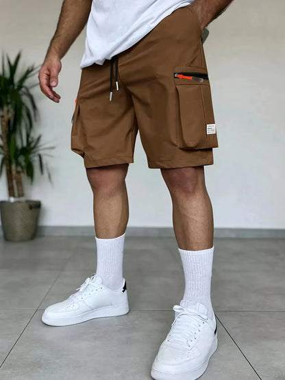 Morae-Amsterdam® | Cargo Stretch Jogger Short voor Heren