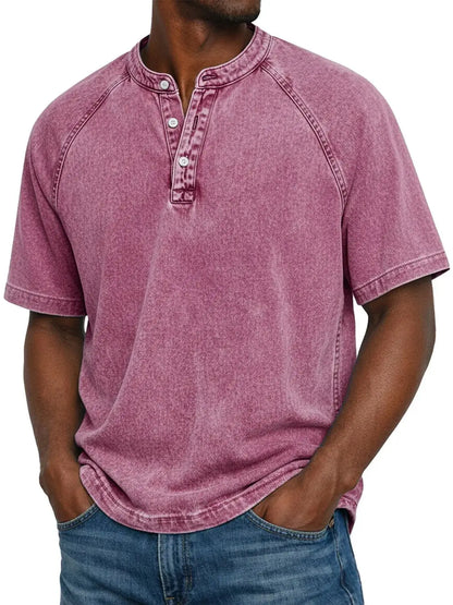 Morae-Amsterdam® | Vintage Mannen Shirt Met Knopen