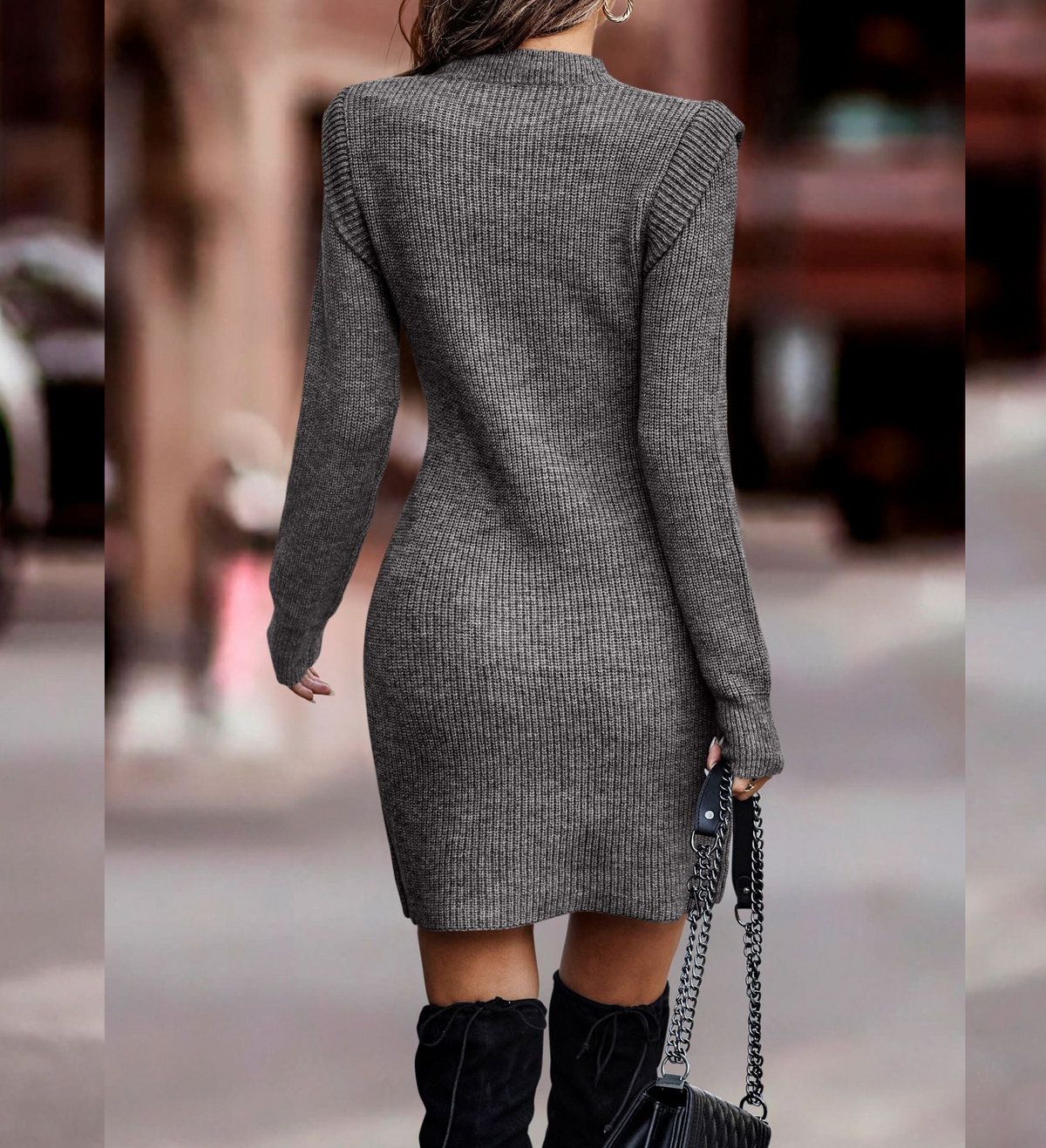 Morae-Amsterdam® | Elegante & Gebreide Jurk