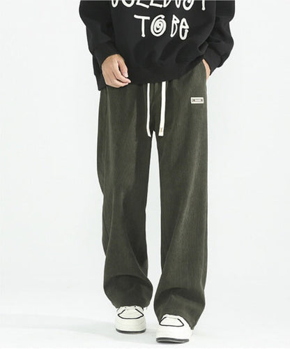 Johan | Corduroy broek met wijde pijpen