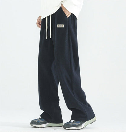 Johan | Corduroy broek met wijde pijpen