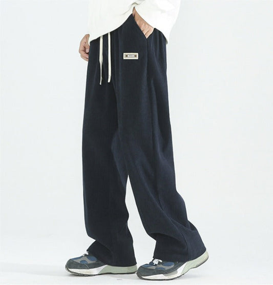 Johan | Corduroy broek met wijde pijpen