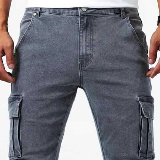 Morae-Amsterdam® | Strech Heren Cargo Spijkerbroek