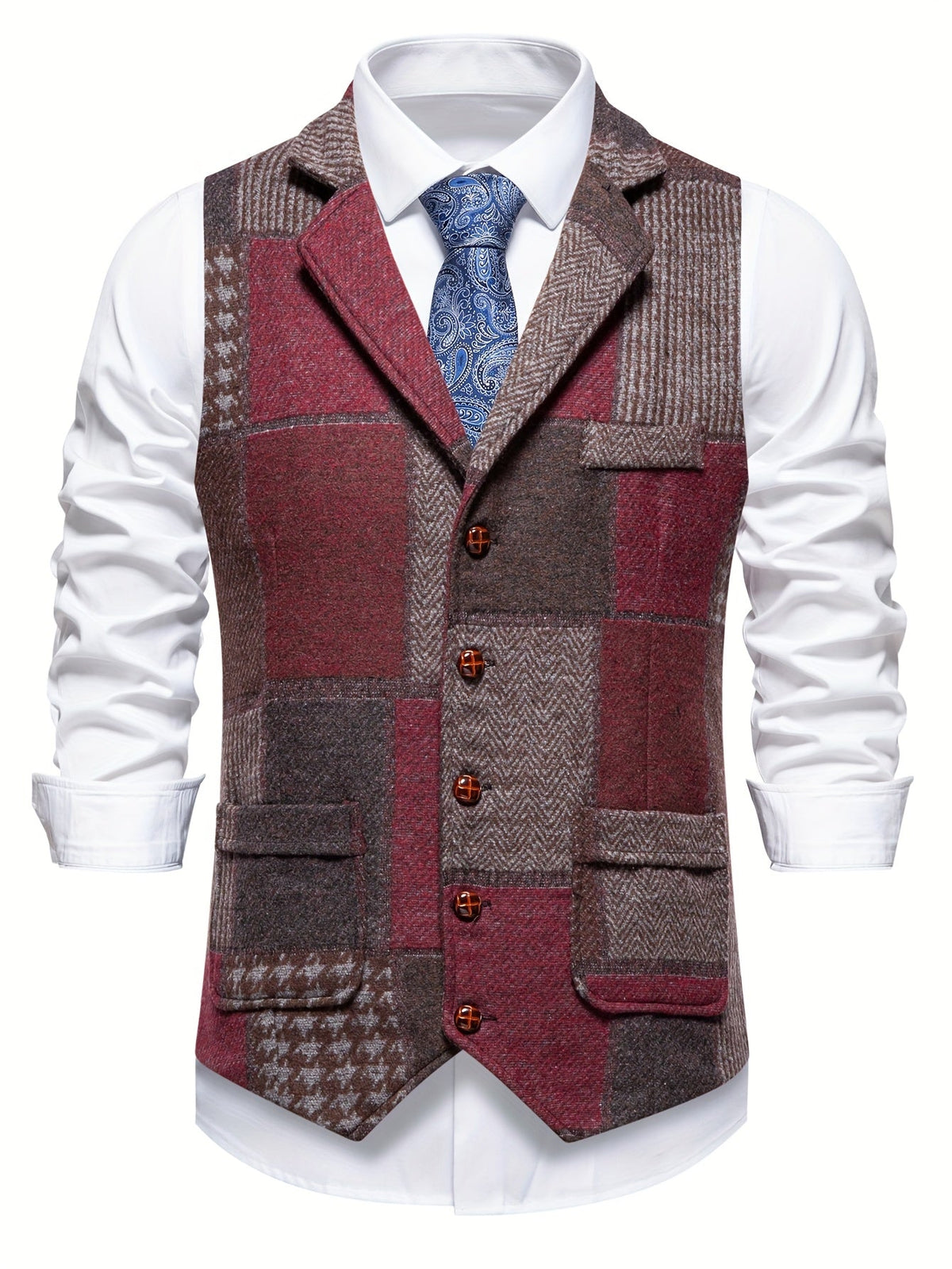 Morae-Amsterdam® | Klassieke Patchwork Gilet