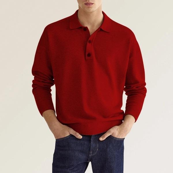 Leo™| Lange Mouwen Polo Overhemd