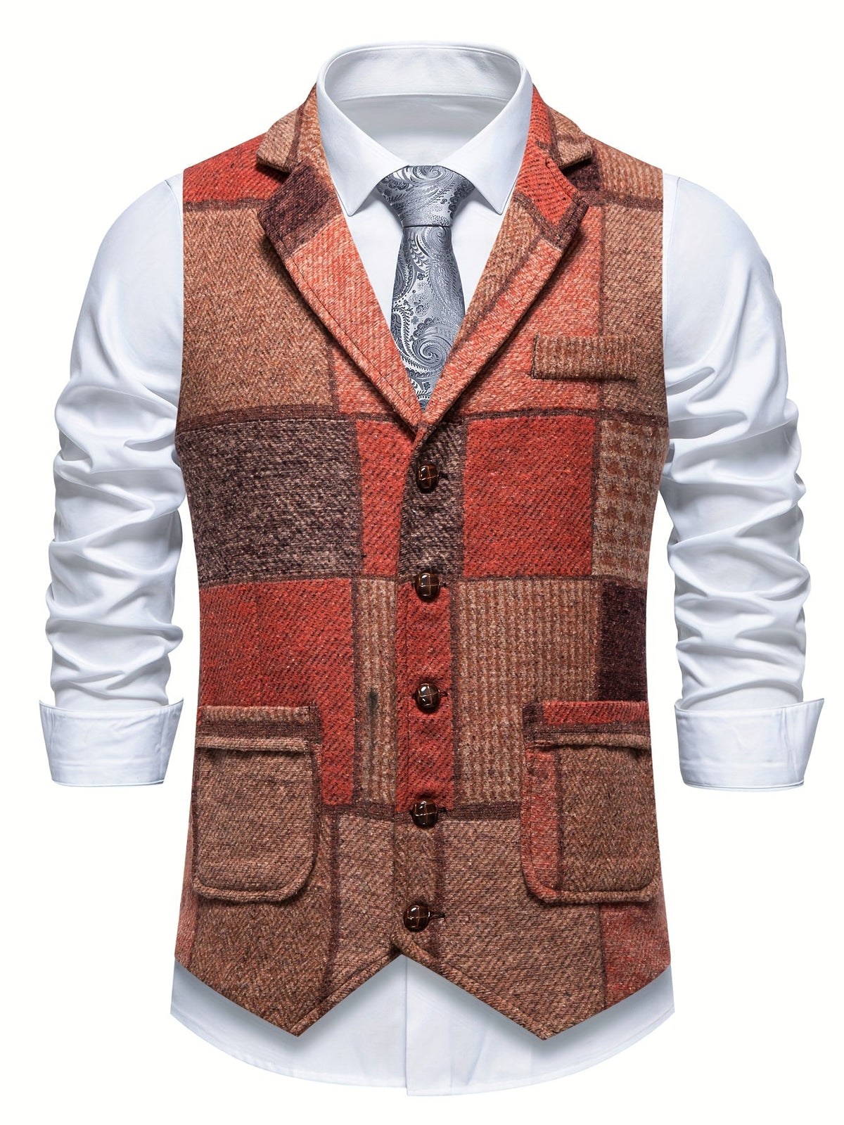 Morae-Amsterdam® | Klassieke Patchwork Gilet