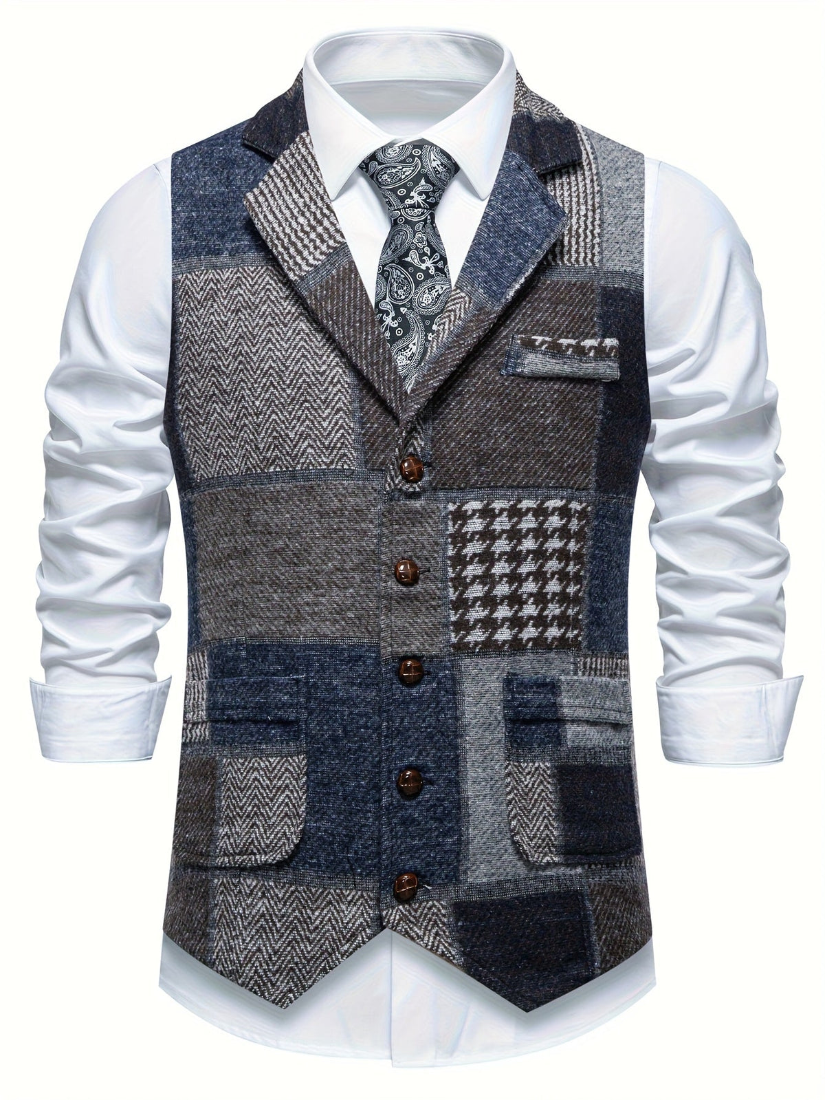 Morae-Amsterdam® | Klassieke Patchwork Gilet