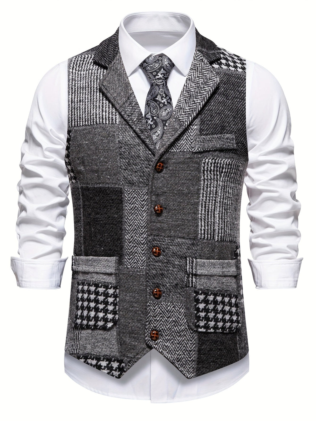 Morae-Amsterdam® | Klassieke Patchwork Gilet