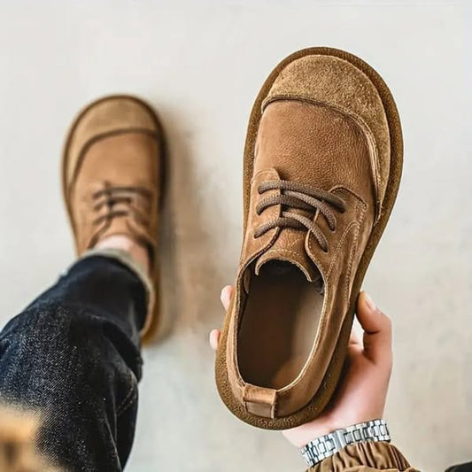 Morae-Amsterdam® | Klassieke Suède Veterschoenen voor Heren