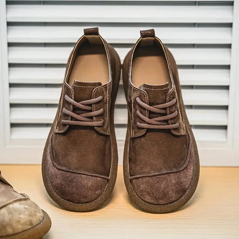 Morae-Amsterdam® | Klassieke Suède Veterschoenen voor Heren