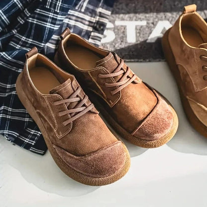 Morae-Amsterdam® | Klassieke Suède Veterschoenen voor Heren