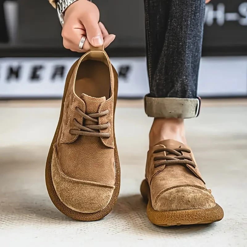 Morae-Amsterdam® | Klassieke Suède Veterschoenen voor Heren