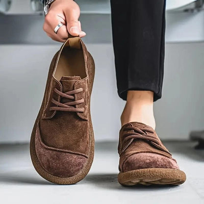 Morae-Amsterdam® | Klassieke Suède Veterschoenen voor Heren