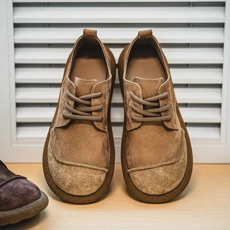 Morae-Amsterdam® | Klassieke Suède Veterschoenen voor Heren