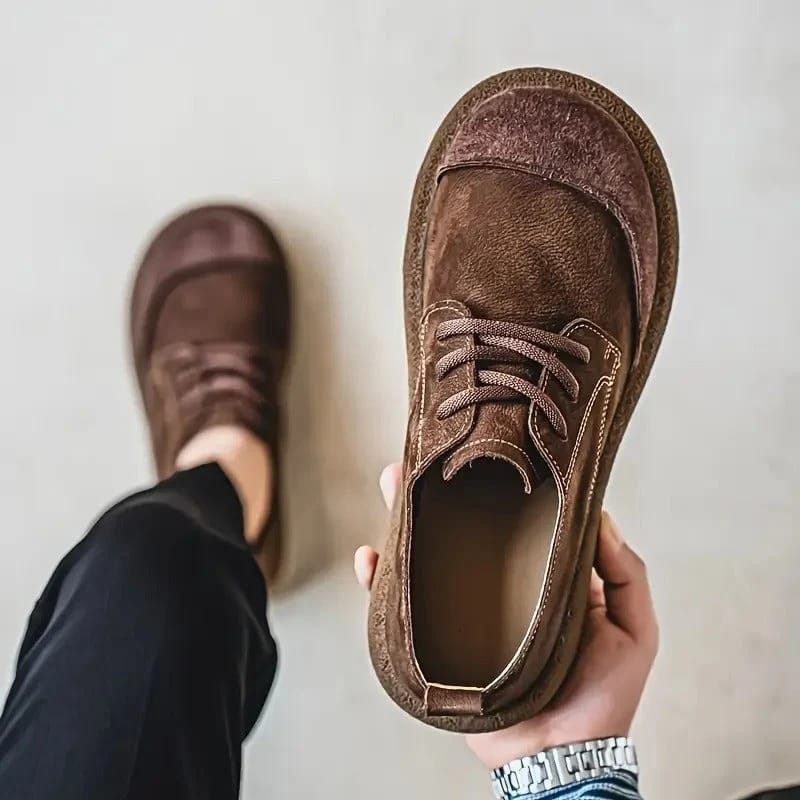 Morae-Amsterdam® | Klassieke Suède Veterschoenen voor Heren