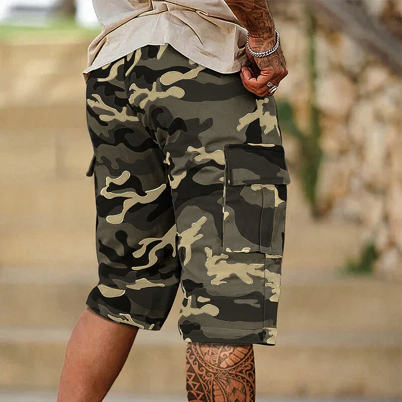 Morae-Amsterdam® | Camouflage Cargo Short voor Heren