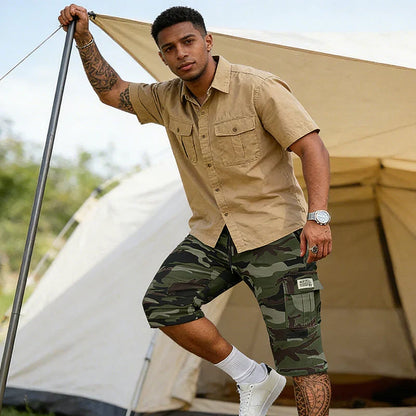 Morae-Amsterdam® | Camouflage Cargo Short voor Heren