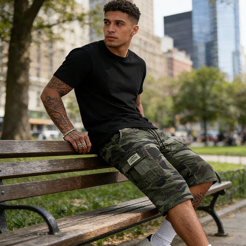 Morae-Amsterdam® | Camouflage Cargo Short voor Heren