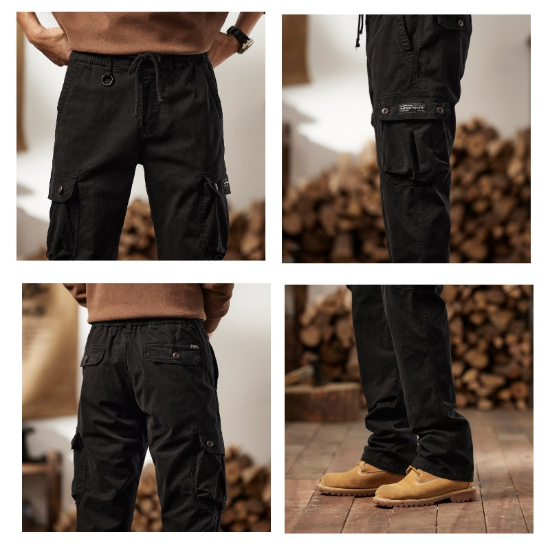 Morae-Amsterdam® | Stevige Cargo Broek met Meerdere Zakken