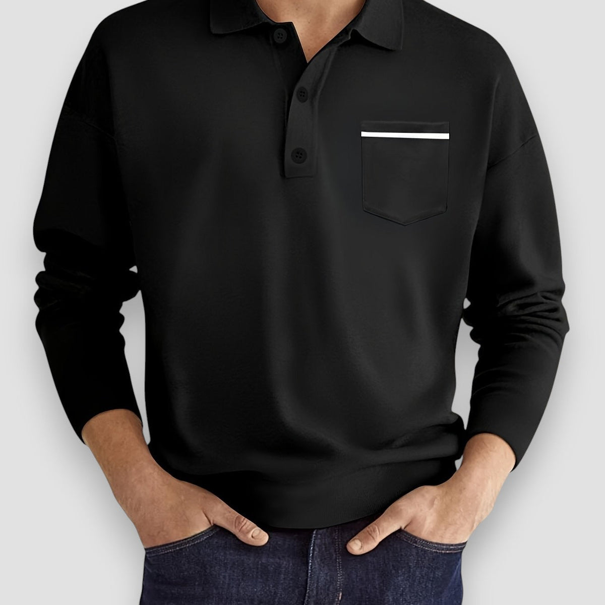Morae-Amsterdam® | Casual Poloshirt Met Borstzak (1+1 GRATIS)