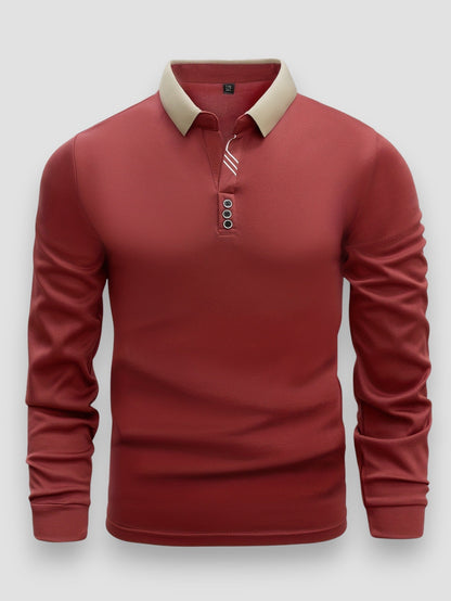 Morae-Amsterdam® | Luxe Polo Met Lange Mouwen (1+1 GRATIS)